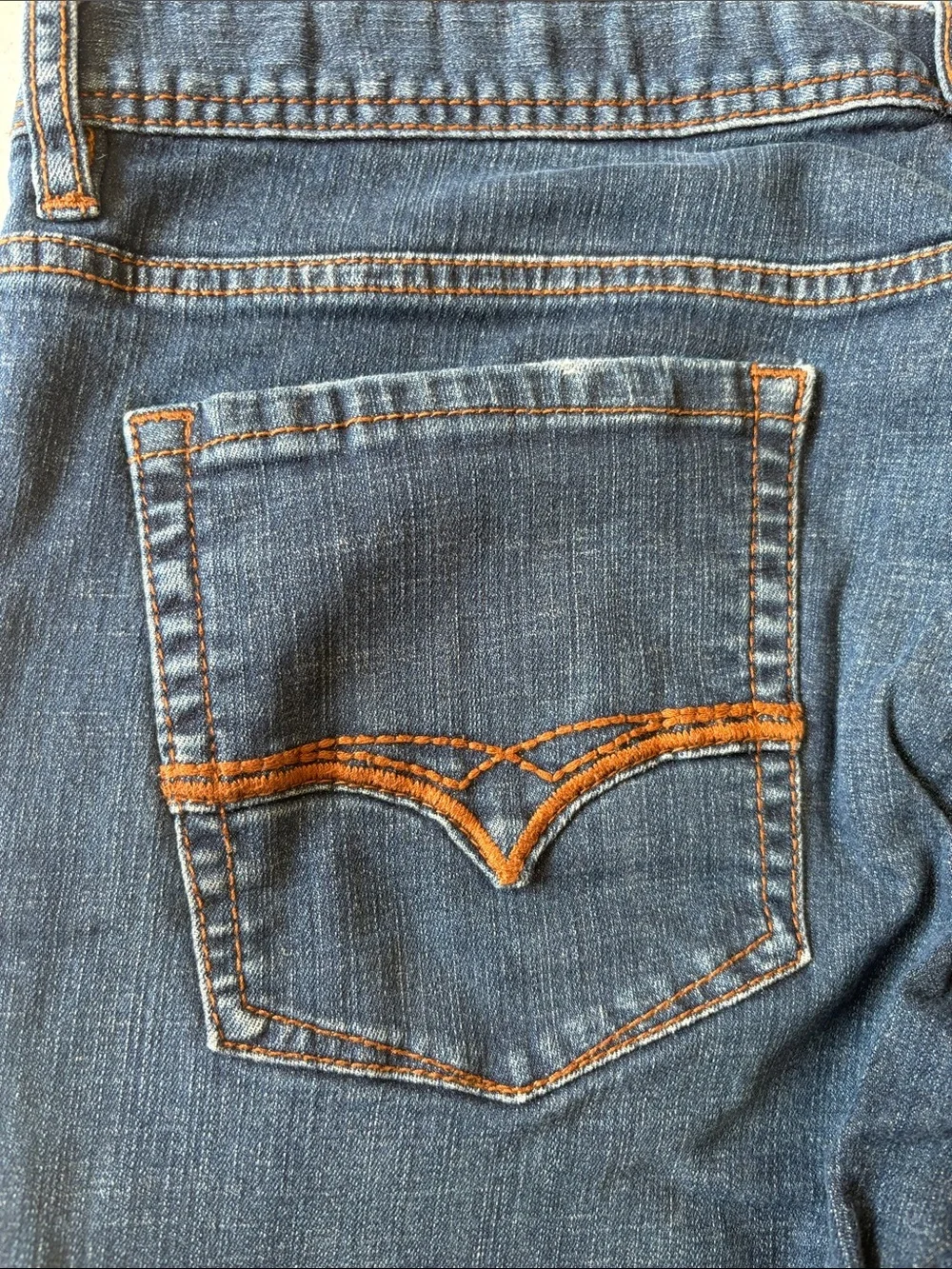 Seven7 Men's Dark Blue Straight Jeans Skinny 38x32